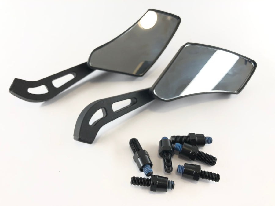 Mirror sett par med M8 og M10-adapter uten e-testmerke