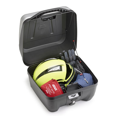 B32 BOLD Monolock toppkoffert med plate – sort vanlig / 32 liter volum / maks belastning 3 kg