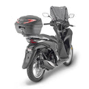 B39N Monolock® toppkoffert med plate – volum 39 liter, med røde reflekser