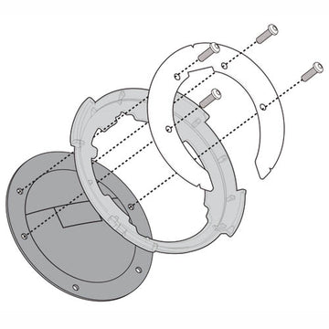 Honda NT 700 Deauville [GIVI] - Befestigungsring für TANKLOCK