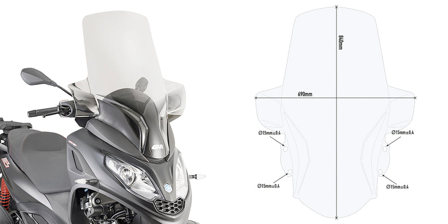 PIAGGIO MP3 300 [2019-2020] - Frontrute