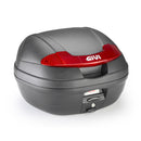 E340 Vision - Monolock toppkoffert med plate – svart / Maks belastning 3 kg
