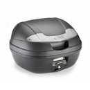 E340 Vision-Tech - Monolock toppkoffert med plate – svart / Maks belastning 3 kg