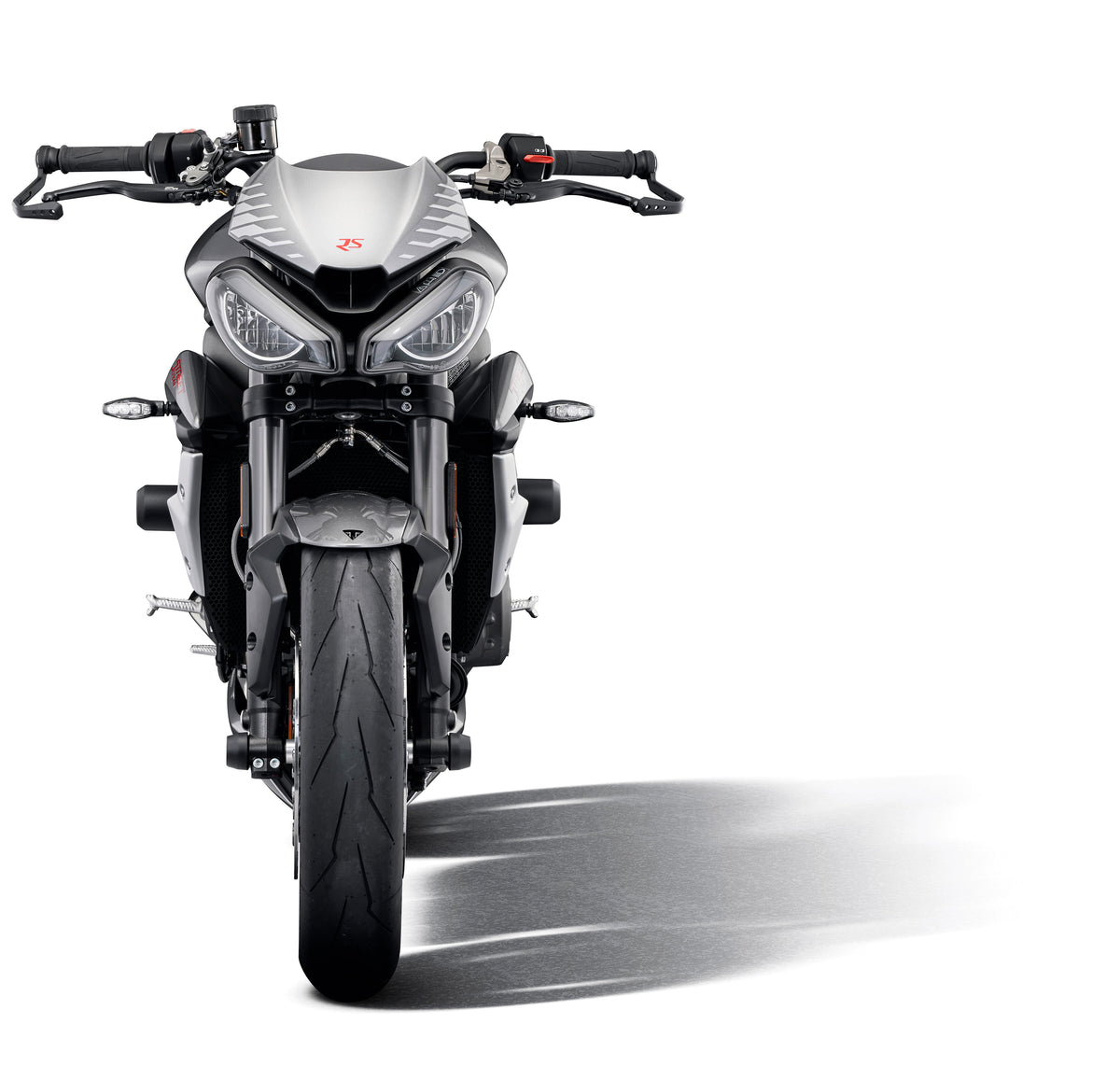 Triumph Street Triple 765 RS [fra 2023] - akselbeskyttelse kollisjonsputesett – 360° Ansicht 1