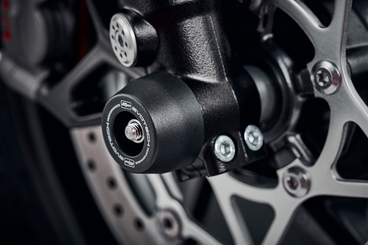 Triumph Street Triple 765 RS [fra 2023] - akselbeskyttelse kollisjonsputesett – 360° Ansicht 2