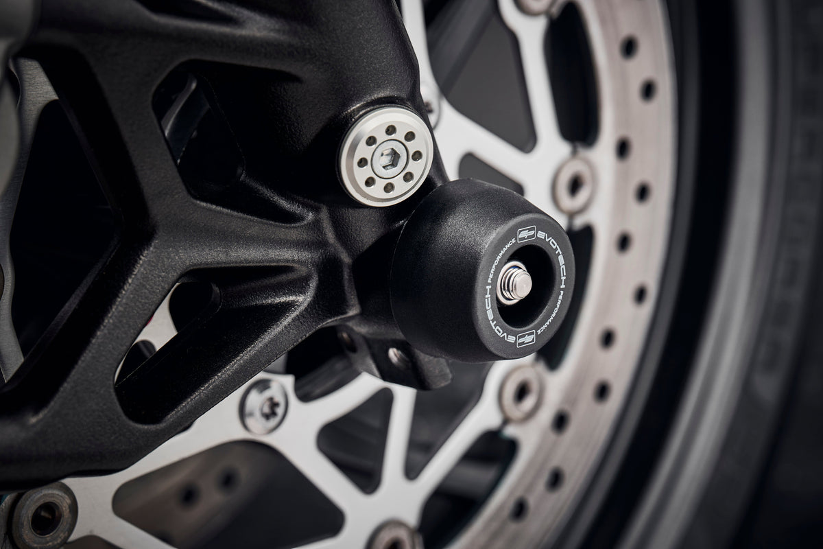 Triumph Street Triple 765 RS [fra 2023] - akselbeskyttelse kollisjonsputesett – 360° Ansicht 5