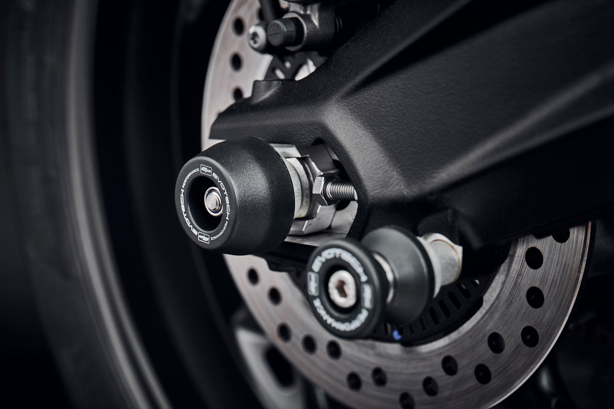 Triumph Street Triple 765 RS [fra 2023] - akselbeskyttelse kollisjonsputesett – 360° Ansicht 7