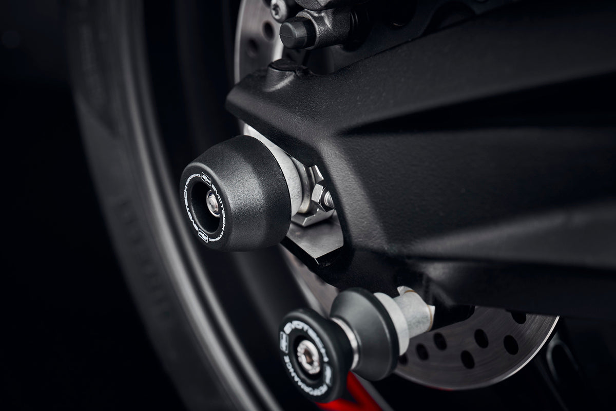 Triumph Street Triple 765 RS [fra 2023] - akselbeskyttelse kollisjonsputesett – 360° Ansicht 8