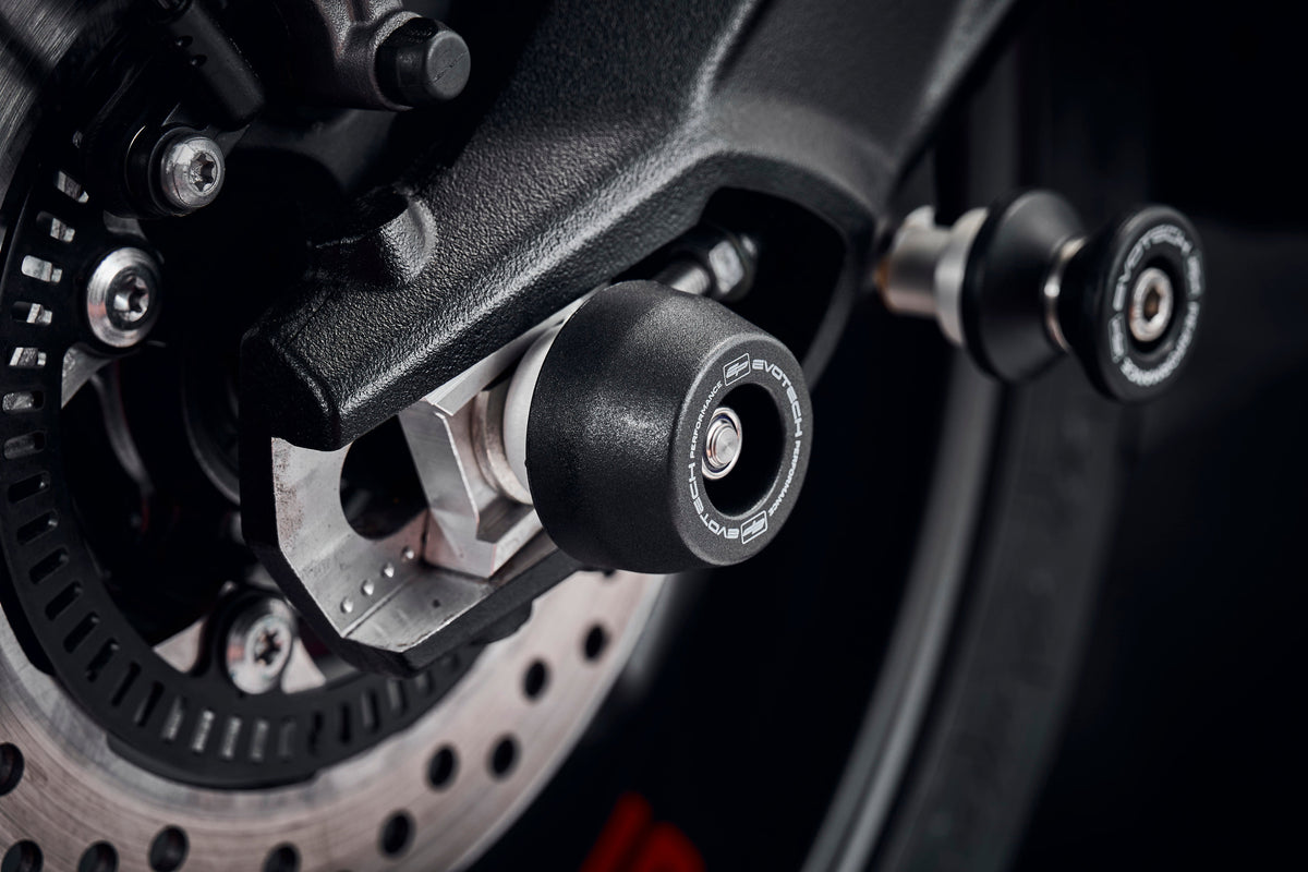 Triumph Street Triple 765 RS [fra 2023] - akselbeskyttelse kollisjonsputesett – 360° Ansicht 9