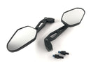Universal Mirror Diego [lagervarer] -Abs Black Adapter 2x M8-R e-testet-1
