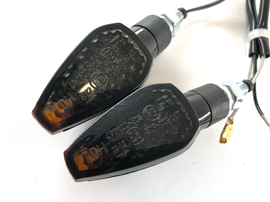 LED -blinker med motstander Black [med e -testmerket] - Yamaha Kawasaki Suzuki Ducati KTM