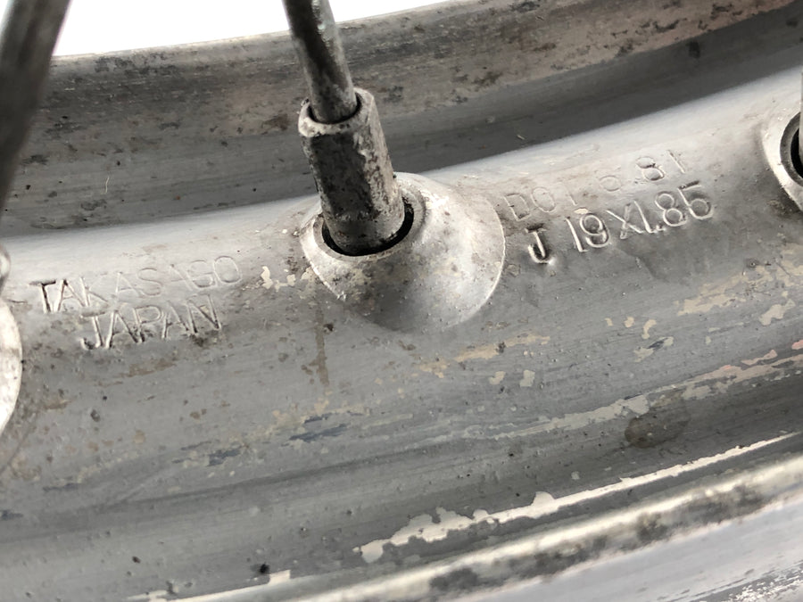 Yamaha XS 650 Type 447 [1975] - Forhjulskran med bremseskiver
