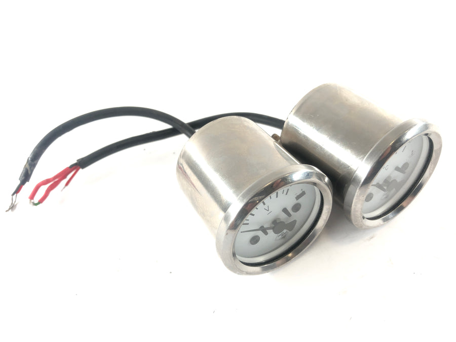 Triumph Tiger 1050 115ng [2016] - Oljetemperatur og voltmeter tilleggsinstrumenter