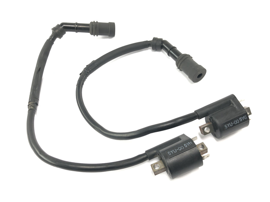 Yamaha MT01 RP12 [2007] - Zündspule Paar vorne Doppelzündspule Zündspuleneinheit mit Zündkabel
