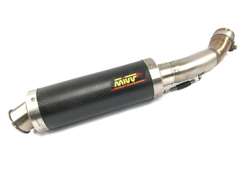Yamaha YZF R1 RN09 [2002] - Lyddemper MIVV Eksos bakre lyddemper Slip On Carbon