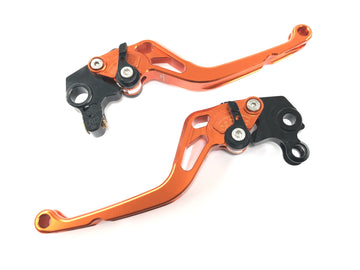 KTM Duke 690 A3 [2012] - Probrake spak sett bremsespak clutch spak justerbar oransje aluminium med ABE