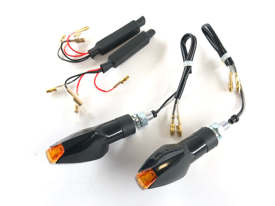 LED -blinker med motstander klar [med e -testmerke] - Yamaha Kawasaki Suzuki Ducati KTM
