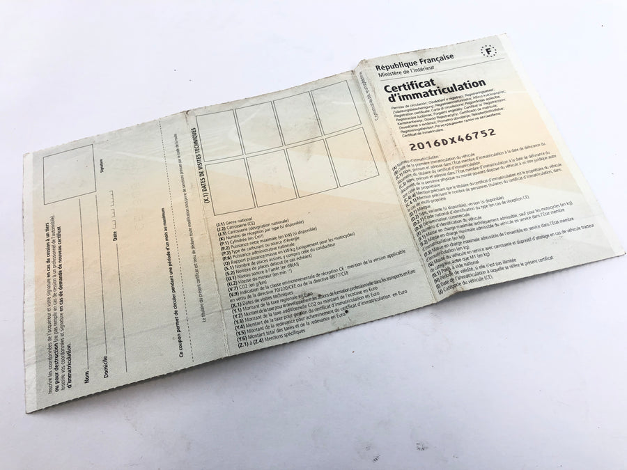 Honda St 1100 SC26 Pan European [1990] - Ramme med papirer