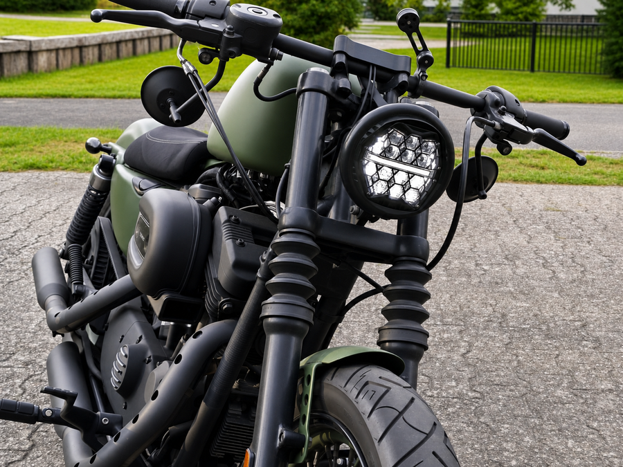 Honda CB 250 400 500 550 [MOTORISE] - LED-hovedlys 5,75 tommer