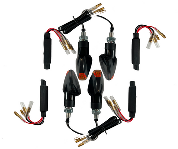 4 LED-blinklys svart motstand [E-testmerke] -Suzuki GSR 750 GSX-R600