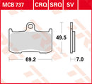 Kawasaki Z 900 B ABS ZR900B [2017-2019] - Bremseklosser foran