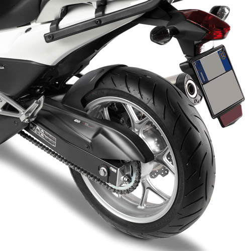Honda NC 700 X (12 > 13) / NC 750 X / NC 750 X DCT [GIVI] - Bakhjulsdeksel med kjedebeskyttelse laget av ABS