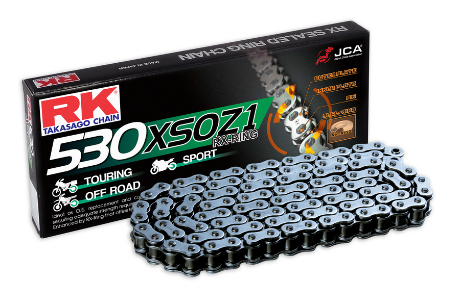 SUZUKI GSX 600 [1985-1997] - 530 stål RX-ring 116 ledd