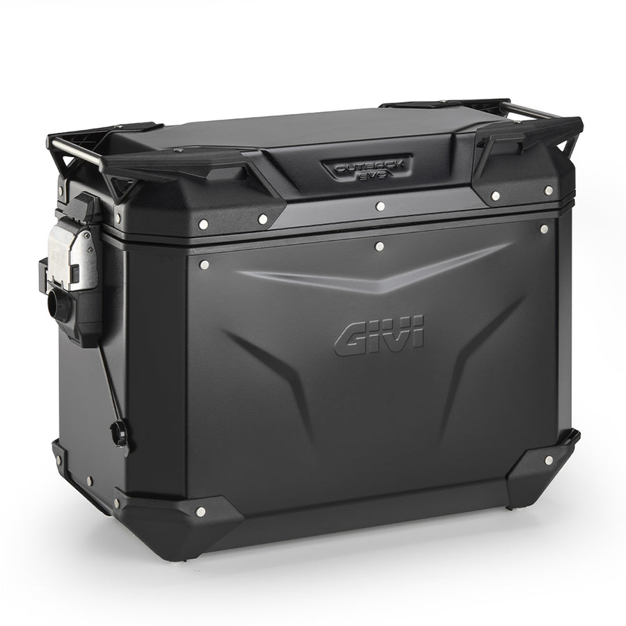 [GIVI] – Alu-Seitenkoffer Trekker Outback EVO 44, schwarz – Rechts, 44 Liter / SMART SECURITY LOCK