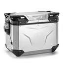 Sidekoffert Trekker Outback EVO Monokey 48 liter - venstre, laget av anodisert aluminium, SMART SEC. LÅSE