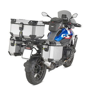 Topcase Trekker Outback EVO Monokey 58 Liter – aus eloxiertem Aluminium, Smart Security Lock