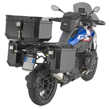 Alu-Topcase schwarz Trekker Outback EVO Monokey – 58 Liter / SMART SECURITY LOCK