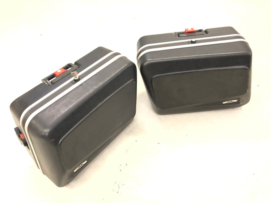 Honda GL 500 Silversching PC02 - Koffert Set Kofferkassen Toppveske med brakett