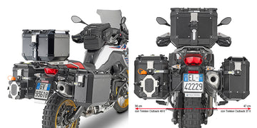 BMW F 850 GS Adventure [2019–2023] – Stahlrohr-Seitenkofferträger Cam-Side, 18 mm