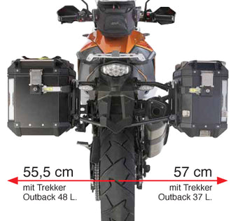 KTM 1190 Adventure R [2013–2016] – Stahlrohr-Seitenkofferträger Cam-Side