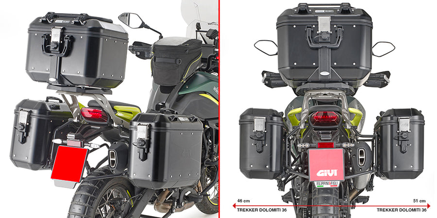 Trekker 36 Dolomiti ALU koffertsett Monokey – 36 L volum
