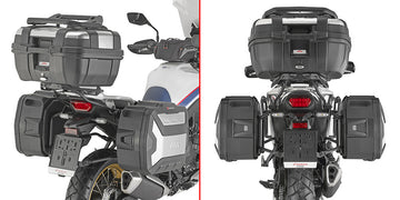 Honda XL 750 Transalp [GIVI] - sidekassebærer PL ONE-FIT for konfigurasjon av MONOKEY® sidevesker eller