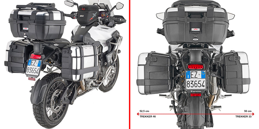 Triumph Tiger 1200 GT Explorer [GIVI] - sideveskeholder PL ONE-FIT for konfigurering av MONOKEY® sidevesker