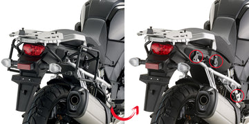 Suzuki DL 1000 V-Strom [GIVI] - Avtakbar sideveskeholder for MONOKEY® eller RETRO FIT deksler er ikke kompatibel med