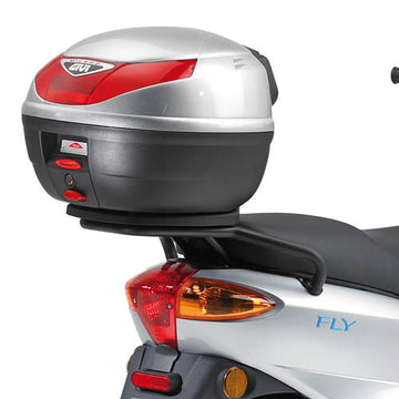 Piaggio Fly 50-100-125-150 [GIVI] - Topcase Träger für MONOLOCK® Koffer benutzen Sie die im Koffer mitgelieferte