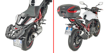 Honda CB 750 Hornet E-clutch [2026] - toppkoffertholder for Monokey/Monolock, med M5 plate