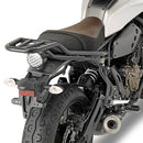Yamaha XSR 700 [GIVI] - Toppdekselholder for MONOKEY® eller MONOLOCK®-kofferter svart for MONOKEY®-kofferter bruk