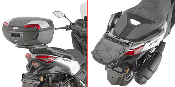 Yamaha X-Max 300 Tech Max [GIVI] - Topcase-bærer for MONOLOCK®-vesker bruk den som følger med i vesken