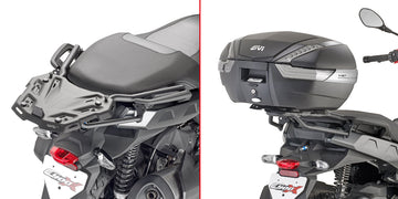 BMW C 400 X [GIVI] - Toppkoffertholder for MONOKEY® eller MONOLOCK®-kofferter som skal monteres med MONOKEY®-platen M5