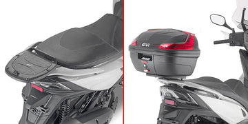 Kymco Agility 300-350 R16 [GIVI] - Toppkoffertholder for MONOLOCK®-kofferter bruk den som følger med kofferten