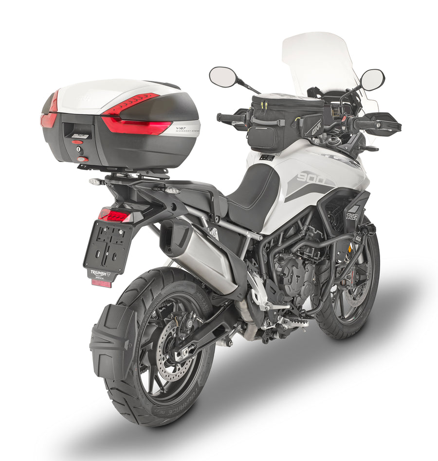 Triumph Tiger 900 [2020-2026] – toppkoffertholder Monokey/Monolock, inkludert plate M5