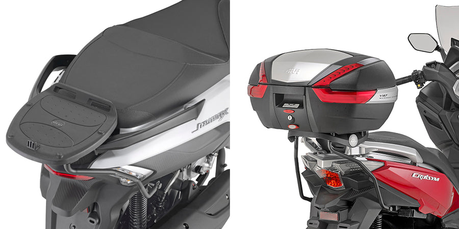 SYM Joymax Z+ 300 [GIVI] - Toppkoffertbærer for MONOKEY® eller MONOLOCK®-kofferter som skal monteres med MONOKEY®-platen M5