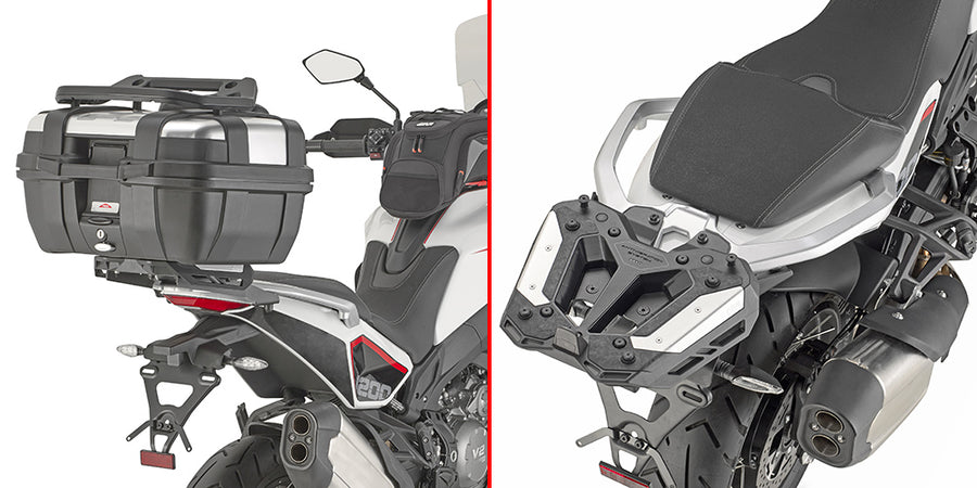 Moto Morini X-Cape 1200 [GIVI] - Topkoffertbærer for MONOKEY® eller MONOLOCK®-kofferter som skal monteres med MONOKEY®-platen