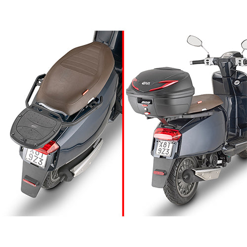 Lambretta V-Special 50-125-200 [GIVI] - Toppkoffertholder for MONOLOCK®-kofferter bruk den som følger med kofferten