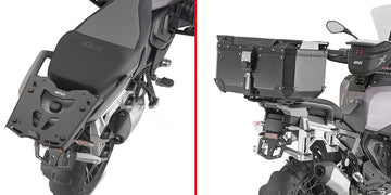 BMW C 400 X [GIVI] - Träger aus eloxiertem Aluminium für MONOKEY® Koffer