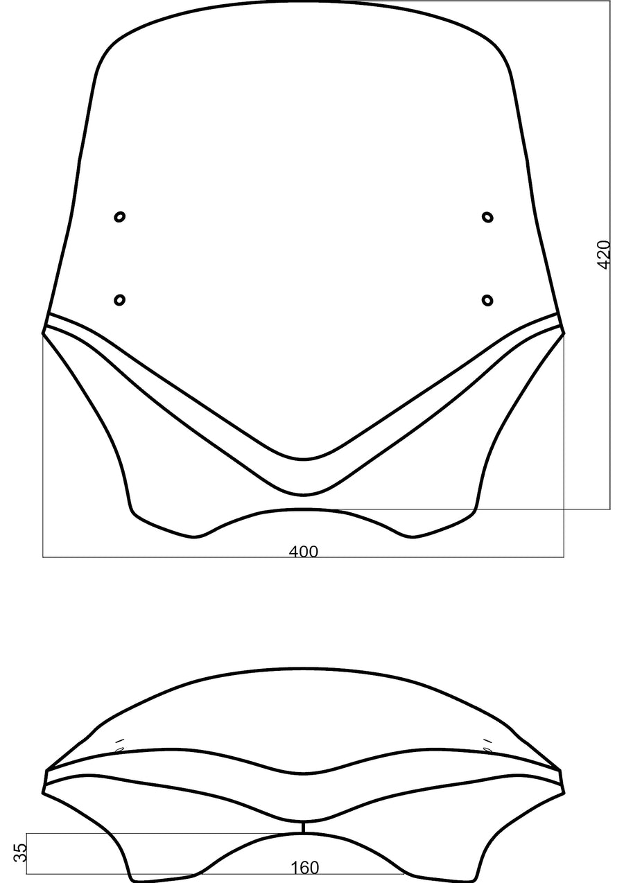 BMW V-Flow skjermtype "C" -V-Flow-skjerm "C"
